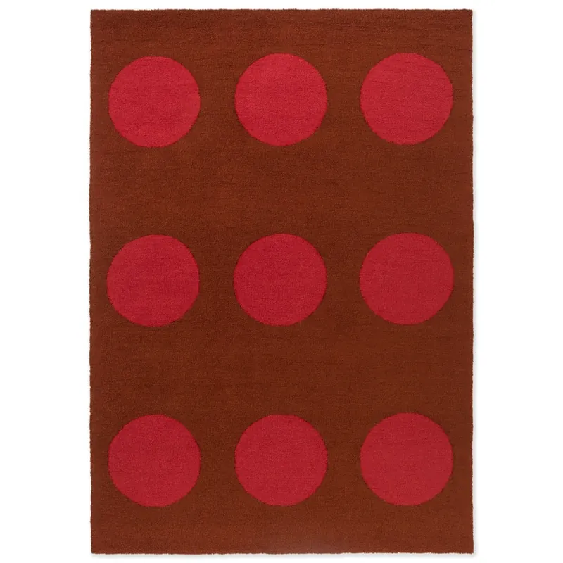 Rychlé Dodání Ooutdoorový koberec B&C Habitat festival dots red 495800 (250 x 350)