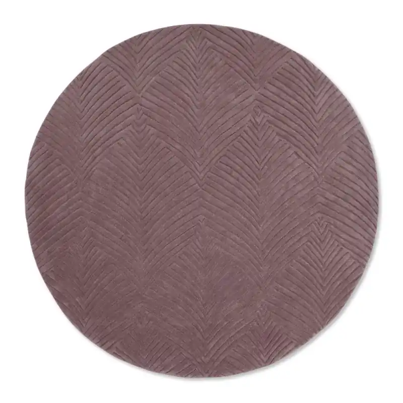 Jednobarevný kruhový koberec Wedgwood Folia 2.0 round mink 38902 (kruh 200) Kup Teď