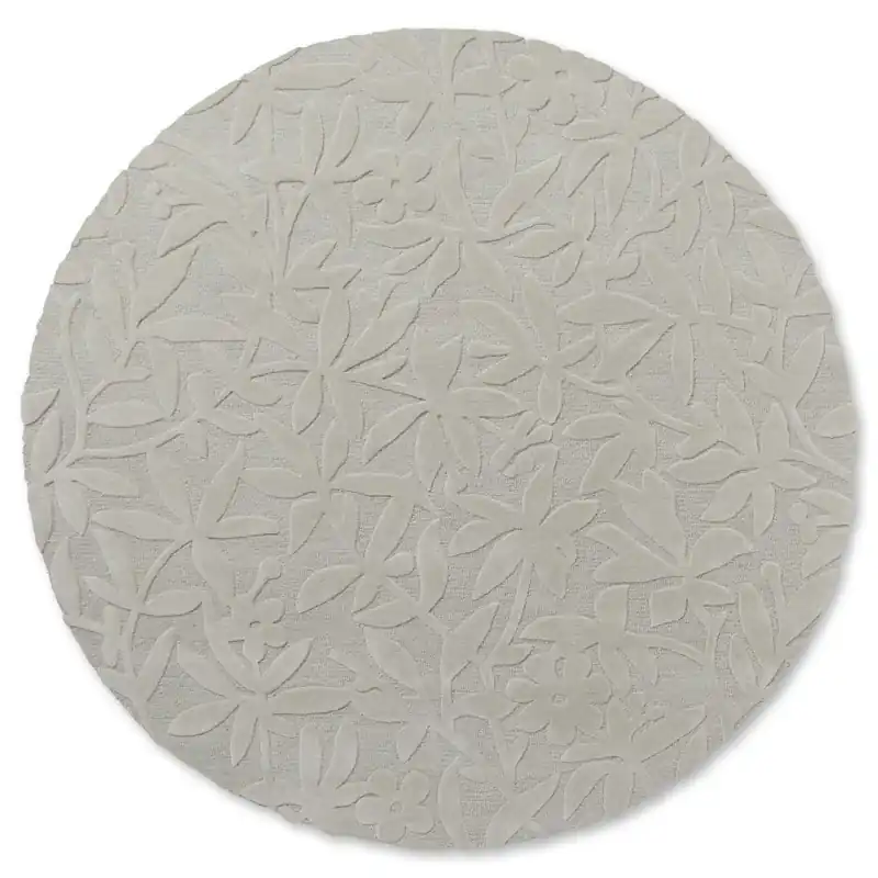Omezená Nabídka Vlněný kruhový koberec Laura Ashley Cleavers natural round 080901 (kruh 150)