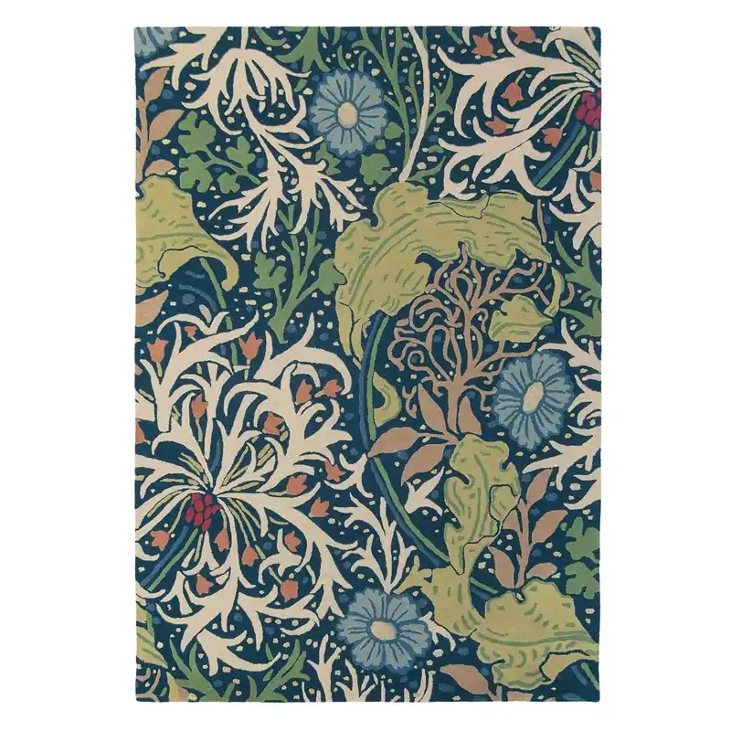 Horká Nabídka Luxusní květinový koberec Morris & Co Seaweed ink 028008 (140 x 200)