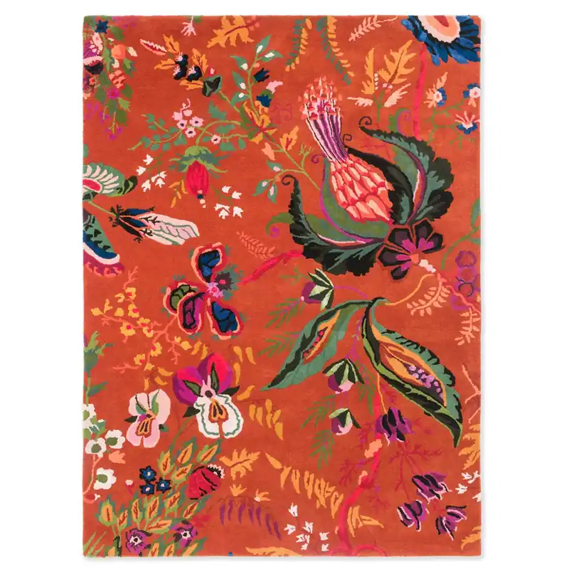 Vlněný kusový koberec Harlequin Wonderland Floral amber/lapis 144713 (250 x 350) Víkendová Akce