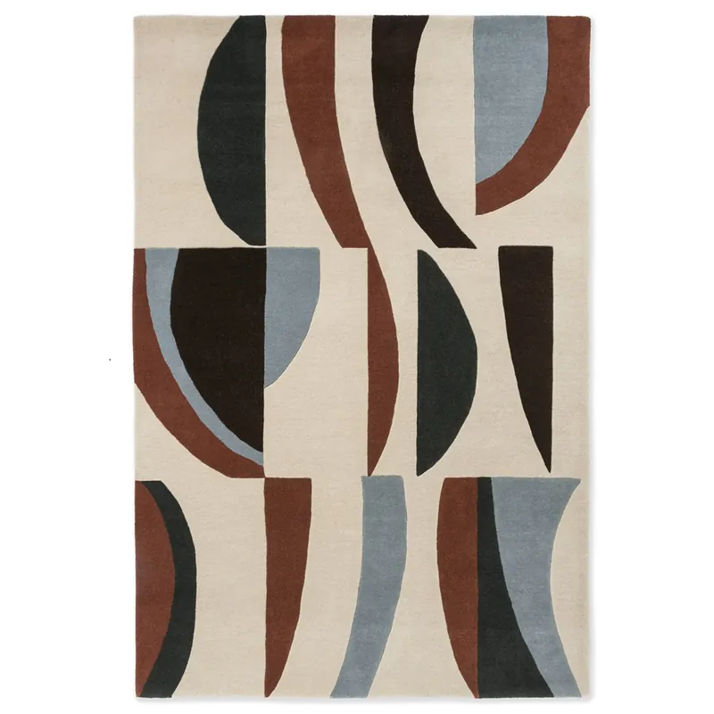 Barevný vlněný koberec Harlequin Torillo cornflower - walnut 143905 (140 x 200) Přímo Od Výrobce