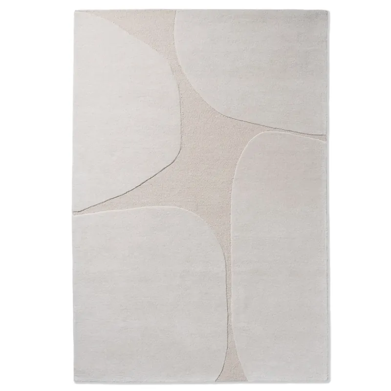 Jednobarevný kusový koberec B&C Decor Primi double cream 092101 (250 x 350) Cenová Bomba