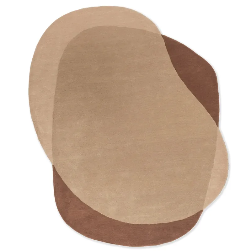 Dokud Zásoby Vydrží Designový vlněný koberec B&C Element moore caramel 087801 (250 x 330)