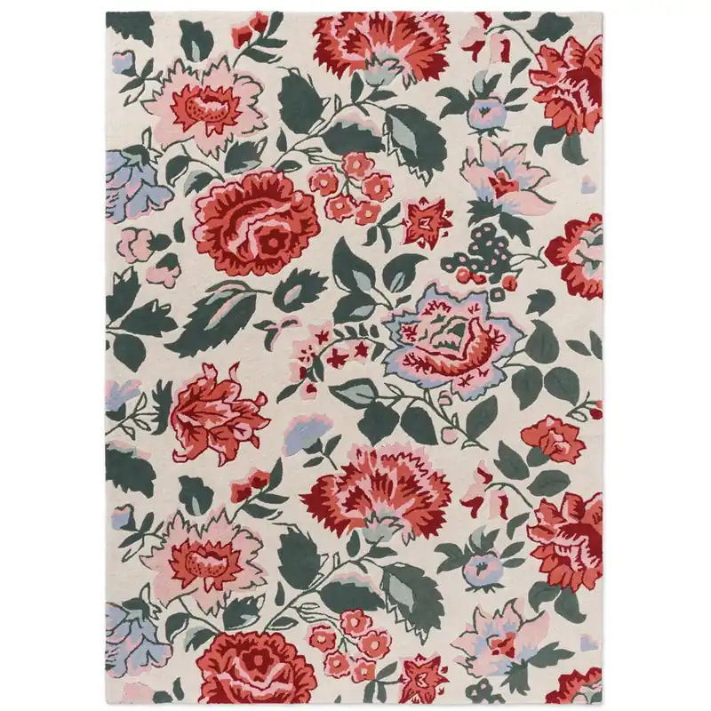 Kusový koberec Laura Ashley Wendling Floral poppy red 083100 (170 x 240) Cenově Výhodný