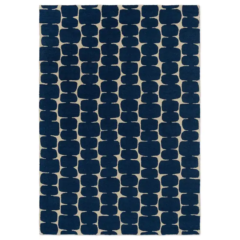 Horká Nabídka Moderní vlněný kusový koberec Scion Little Lohko indigo 124208 (160 x 230)