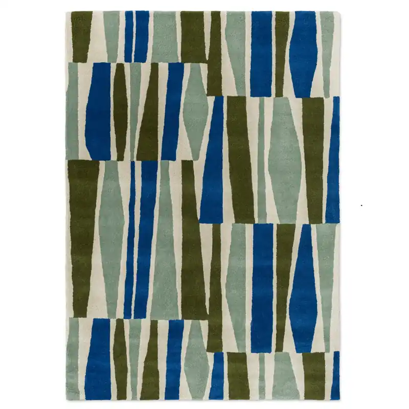 Přímo Od Výrobce Moderní vlněný kusový koberec Scion Saku Olive 123417 (160 x 230)