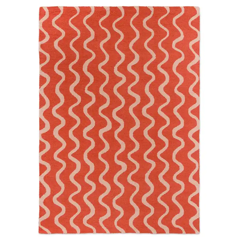 Kup Teď Moderní vlněný kusový koberec Scion Ribbon Coral 124300 (200 x 280)