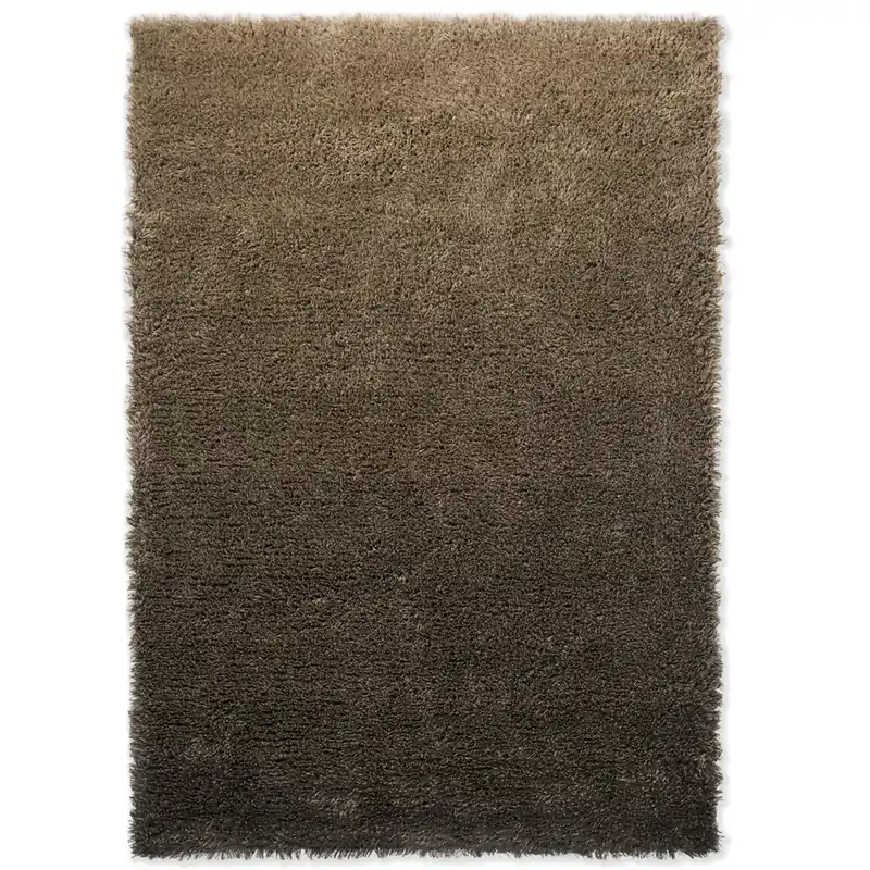 Jednobarevný vlněný koberec B&C Shade High beige dark chocolate 011901 (200 x 300) Oblíbený