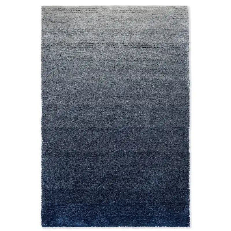Jednobarevný vlněný koberec B&C Shade Low silver polar night 010104 (200 x 300) Pouze Dnes