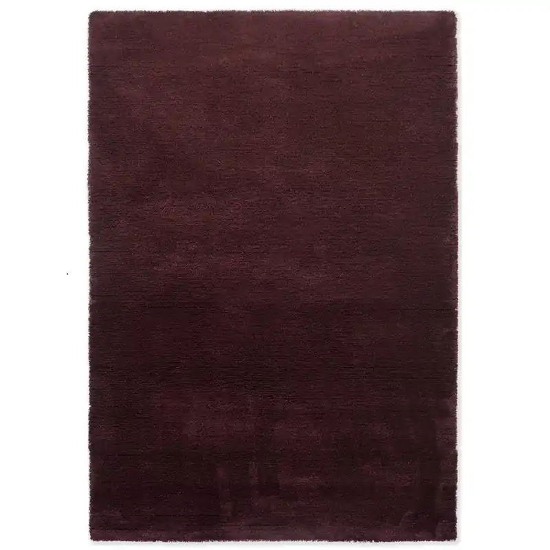 Nízká Cena Jednobarevný vlněný koberec B&C Shade Low plum fig 010100 (170 x 240)
