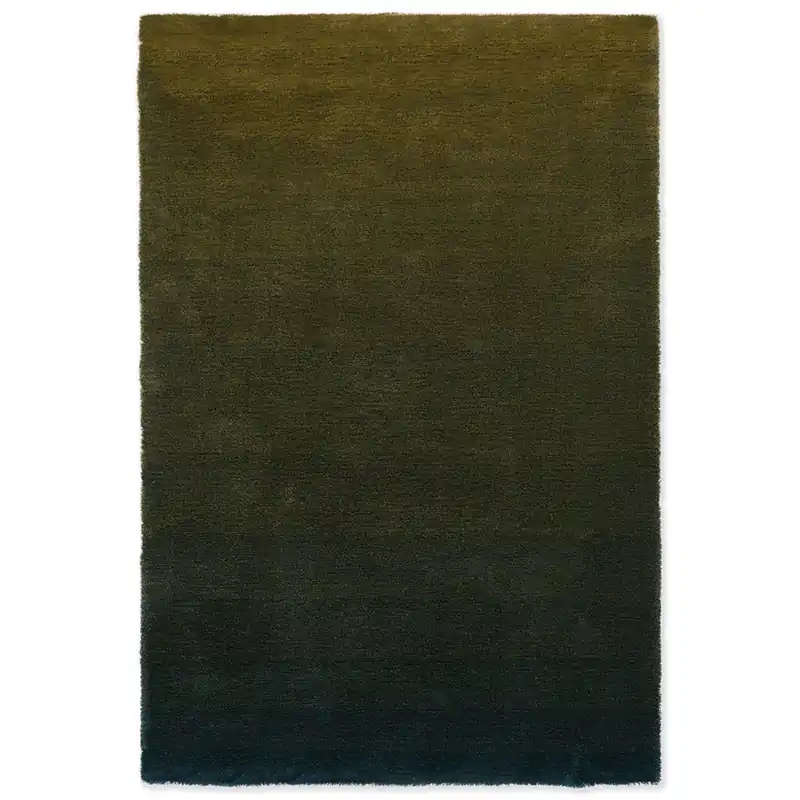 Hit Sezóny Jednobarevný vlněný koberec B&C Shade Low brass indigo 010108 (140 x 200)