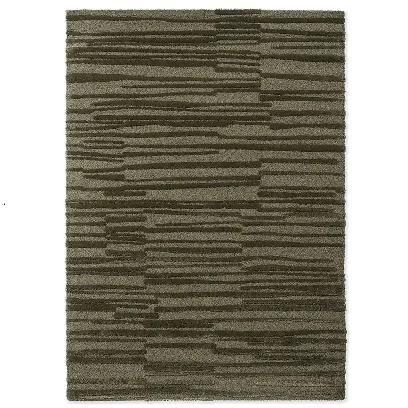 Originální Jednobarevný kusový koberec B&C Twinset Terrain olive 121707 (170 x 240)