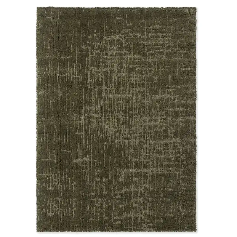 Jednobarevný kusový koberec B&C Twinset Urban olive 22107 (140 x 200) Časově Omezené