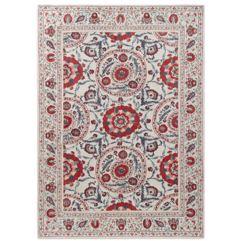 Moderní koberec Sanderson Anthos red indigo 148200 (170 x 240) Nízká Cena