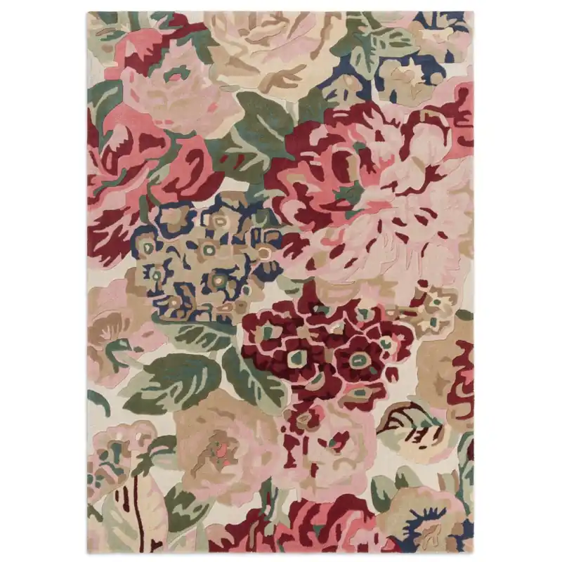 Vlněný kusový koberec Sanderson Rose&Peony red 045000 (250 x 350) Ověřený