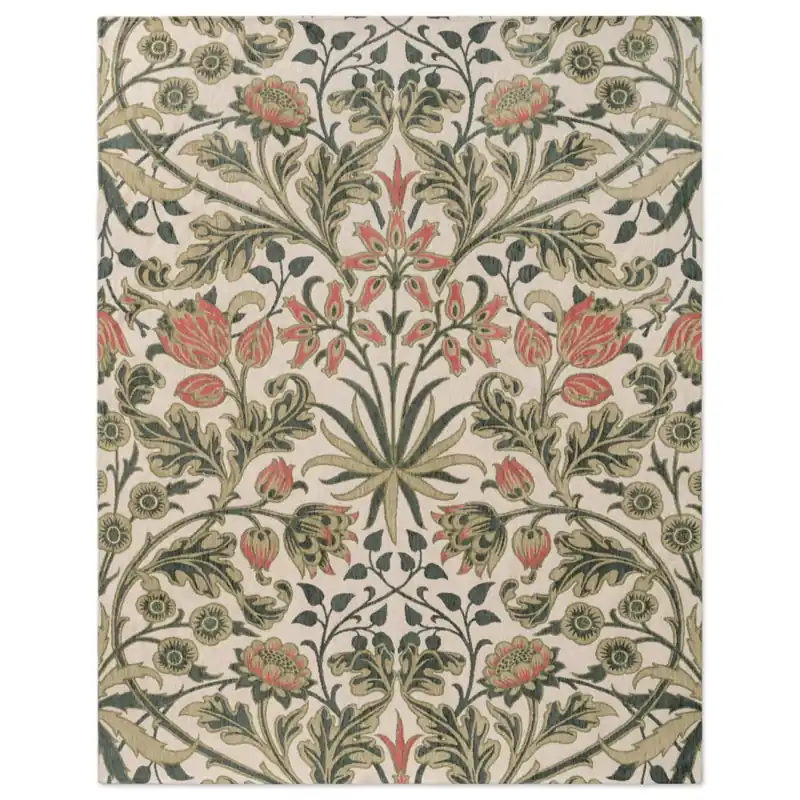 Tovární Cena Květinový kusový koberec Morris & Co Hyacinth natural 130201 (140 x 200)
