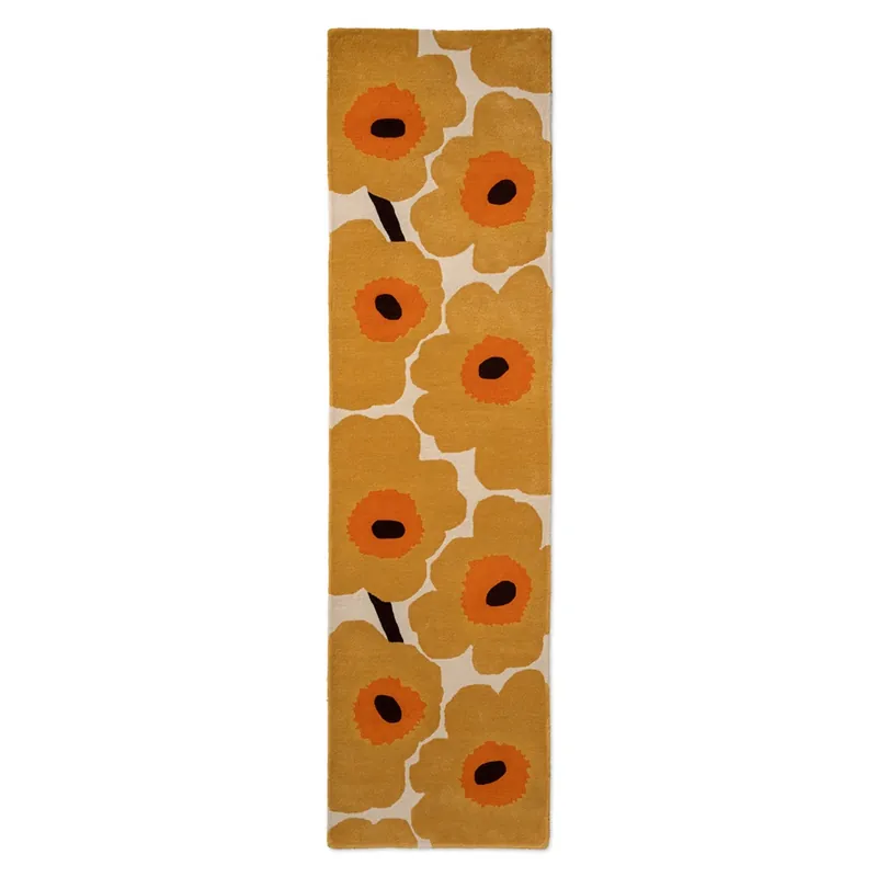 Moderní kusový běhoun Marimeko Unikko žlutý 132406 (70 x 245) Časově Omezené