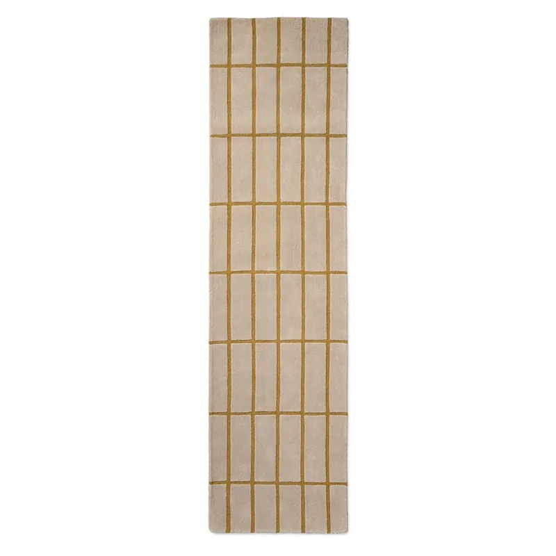 Moderní kusový běhoun Marimeko Tiiliskivi béžový 132906 (80 x 300) Vysoce Kvalitní