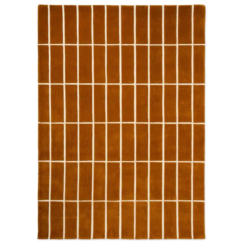 Výhodná Nabídka Designový vlněný koberec Marimekko Tiiliskivi hnědý 132905 (170 x 240)
