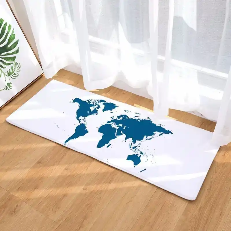 Moderní koberec s mapou světa Oblíbený