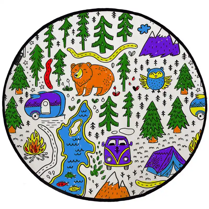 Finální Výprodej Kobercové omalovánky – Camping