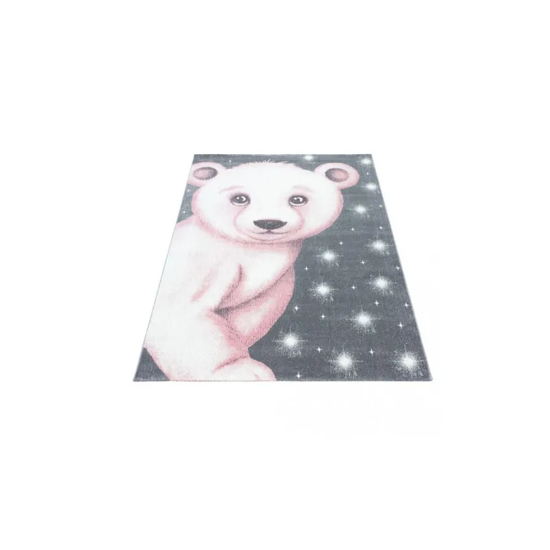 Sezónní Sleva Kusový koberec Bambi 810 pink - růžový medvídek