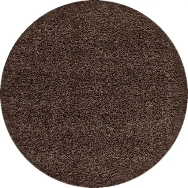 Vysoce Kvalitní Kusový koberec Dream Shaggy 4000 Brown kruh