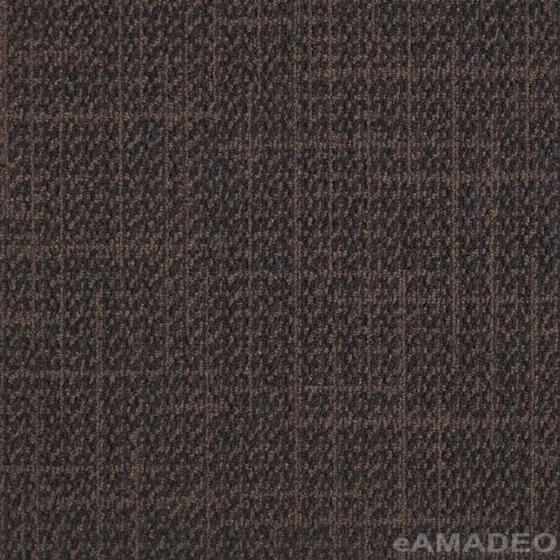 Kobercové čtverce Modulyss DSGN Tweed 826 - hnědé Finální Výprodej