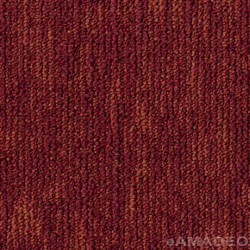 Značkový Kobercové čtverce Tarkett Desso Grain 4211 - červené